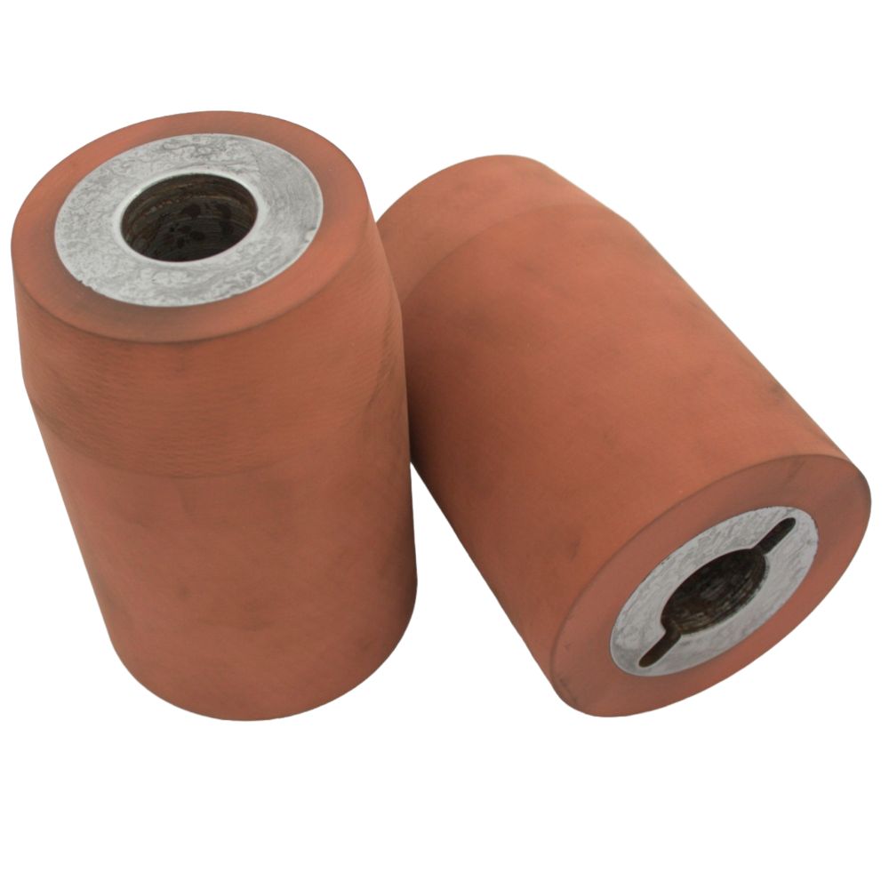 Rubber rollers for flight and tail machine