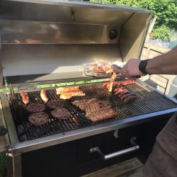 Custom made large Stainless steel BBQ