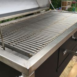 Custom made large Stainless steel BBQ grill
