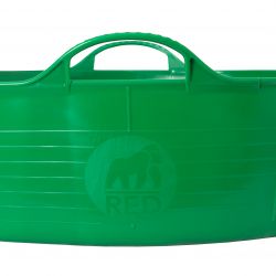 Shallow 35 litre Flexible Tub Trug by Gorilla tub® - Green image