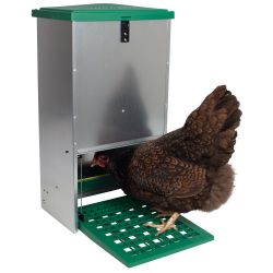 Feed-O-Matic Vermin-Resistant Poultry Treadle Feeder 5kg  image 2