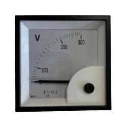 Analogue voltmeter image