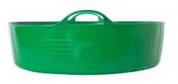 Shallow 35 litre Flexible Tub Trug by Gorilla tub® - Green image