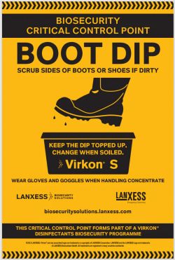 Virkon® Boot Dip Sign image