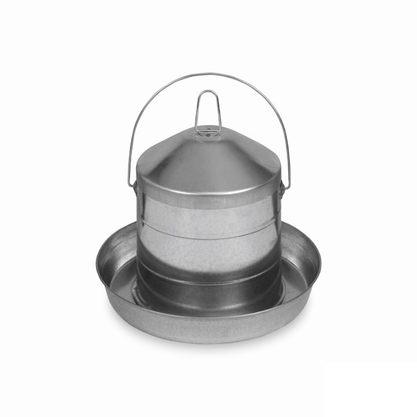 Galvanised Poultry Drinker 8 Litre image